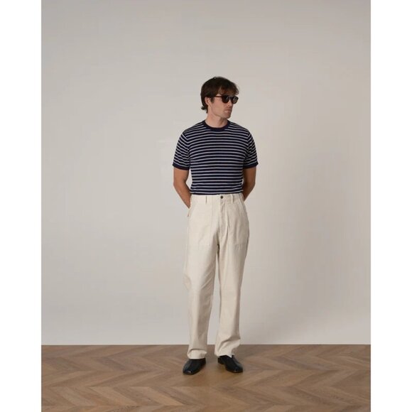 Every Other Thursday Fatigue Pants in Cream - Picture 3 of 6